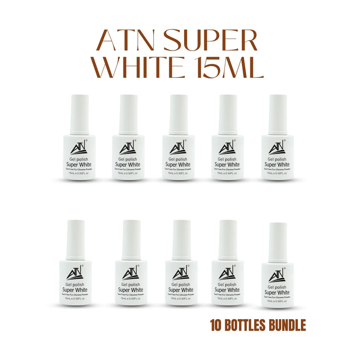 ATN Super White Gel Polish 15ml - New
