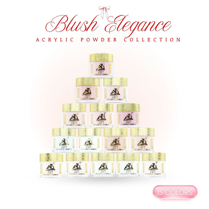 Blush Elegance Acrylic Powder Collection 4oz - 15 Colors