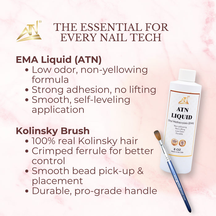 ATN Kit #6 - Marble Acrylic Nail Kit - For Professional Nail Techs
