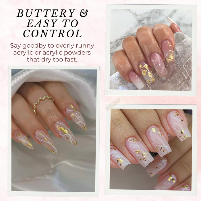 ATN Kit #6 - Marble Acrylic Nail Kit - For Professional Nail Techs