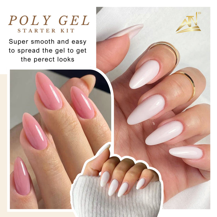 ATN Kit #5 - Poly Gel Starter Kit - For Beginner & Professional Nail Techs