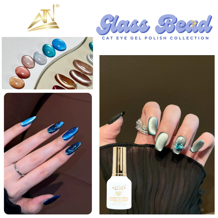 DM Glass Bead Cat Eye Gel Polish Collection - 36 Colors