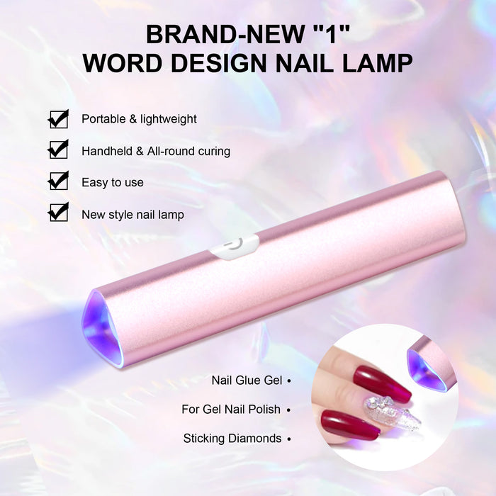 NLY10 - Mini 3W UV LED Nail Lamp – Without LED Screen - With Magnetic
