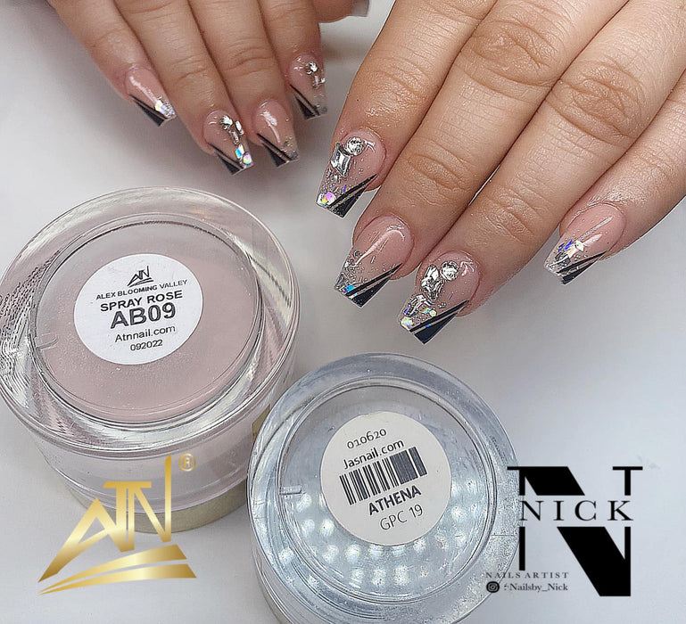 ALEX Blooming Valley NUDE Collection – 18 Colors Acrylic Powder Set for Nails, Nude Tones, Professional Nail Art Decoration