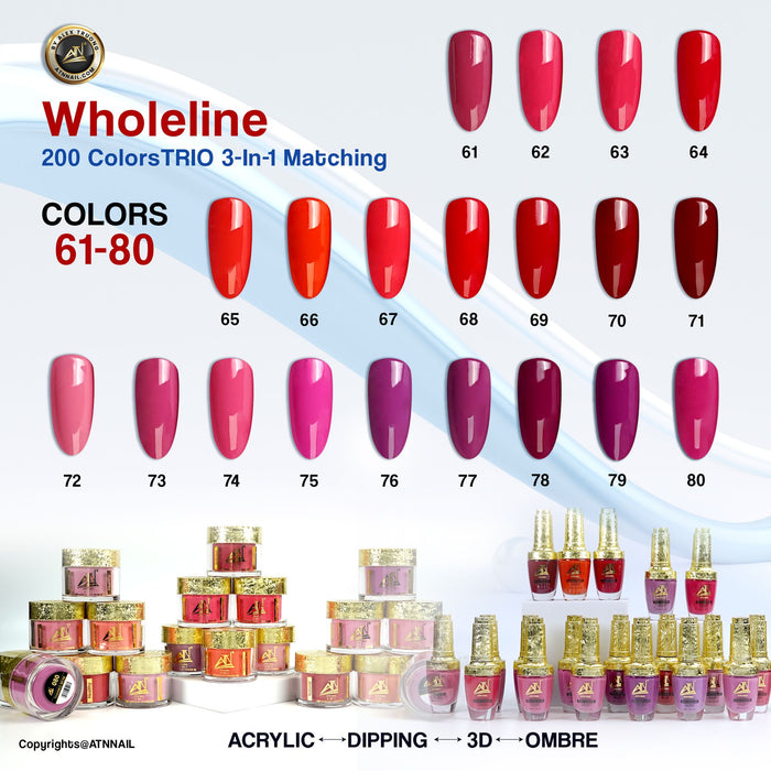 74 COLORS - From #127 --> #200 | GEL & LACQUER ONLY