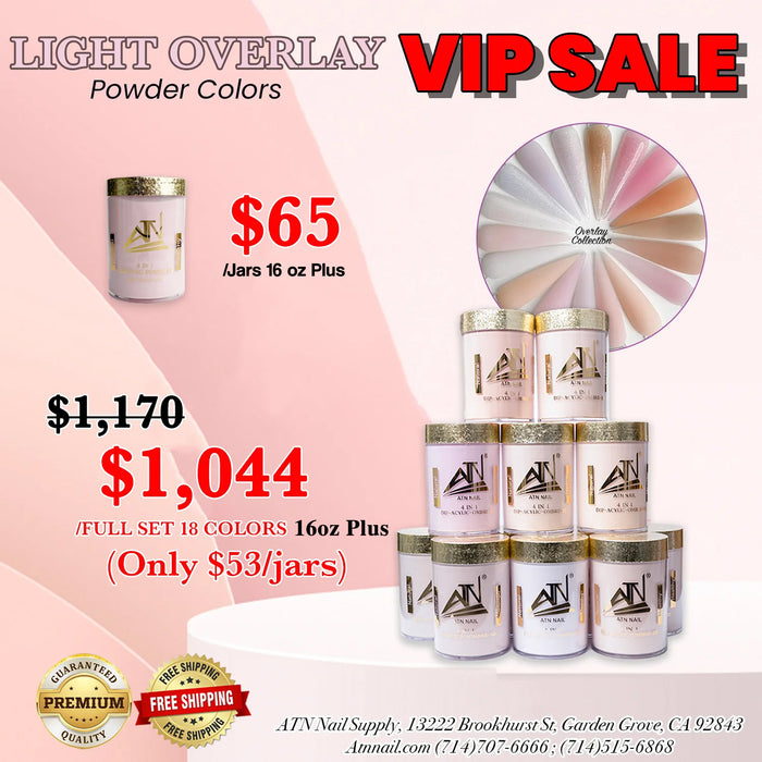 LIGHT OVERLAY - COLLECTION 15 COLORS POWDER