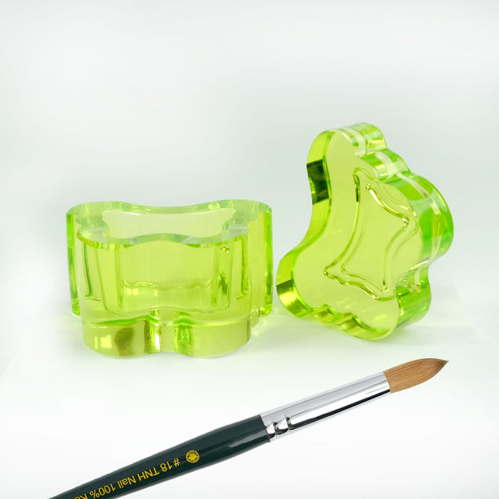 CRYSTAL LIQUID JAR - BUTTERFLY SHAPE WITH LID | 3 Colors