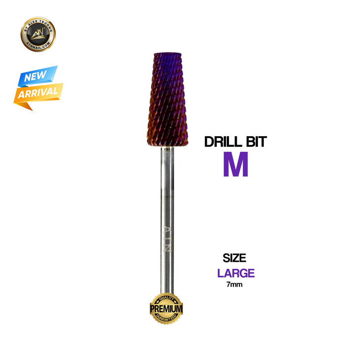 DRILL BIT - M _ F - LARGE - PURPLE
