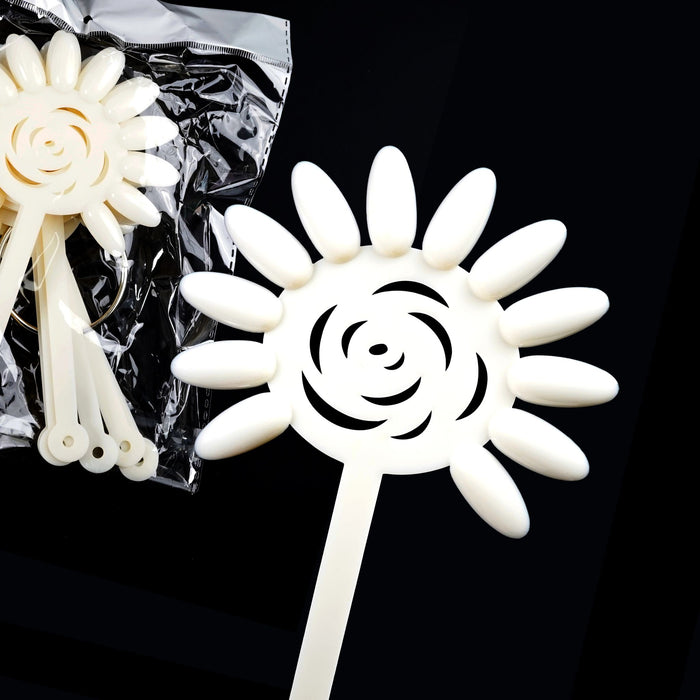 TIPS SAMPLE FLOWER WITH RING - 2 COLOR | 10pcs/1 BAG