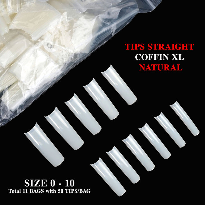 TIP STRAIGHT COFFIN  XL (0-10)