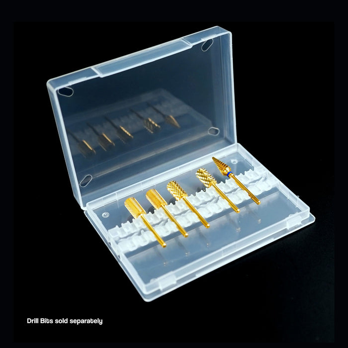 14 Holes Nail Drill Bit Container