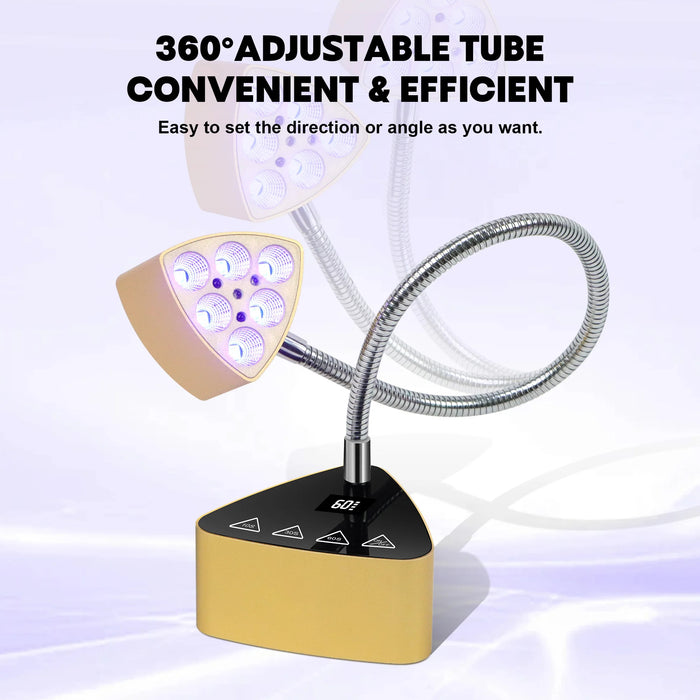 Professional Gel X Desktop Nail Lamp 18W Mini Nail Lamp Rechargeable