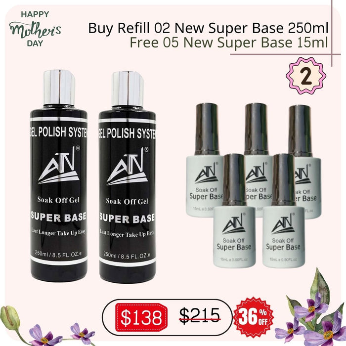 FS0429 - Refill Super Base 250ml (Buy 2 Get 5 Free 15ml Bottles)