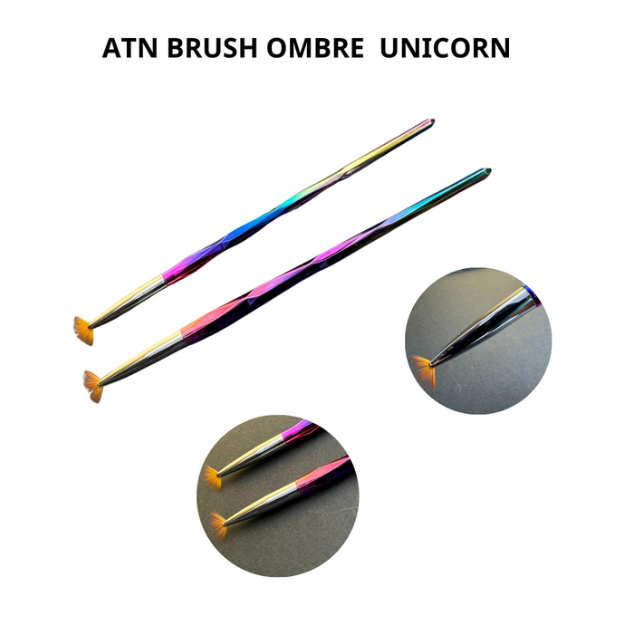 BRUSH | CỌ RẮC KIM TUYẾN _ VẼ OMBRE | UNICORN