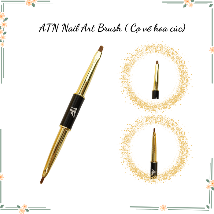 BRUSH | NAIL ART - VẼ HOA CÚC