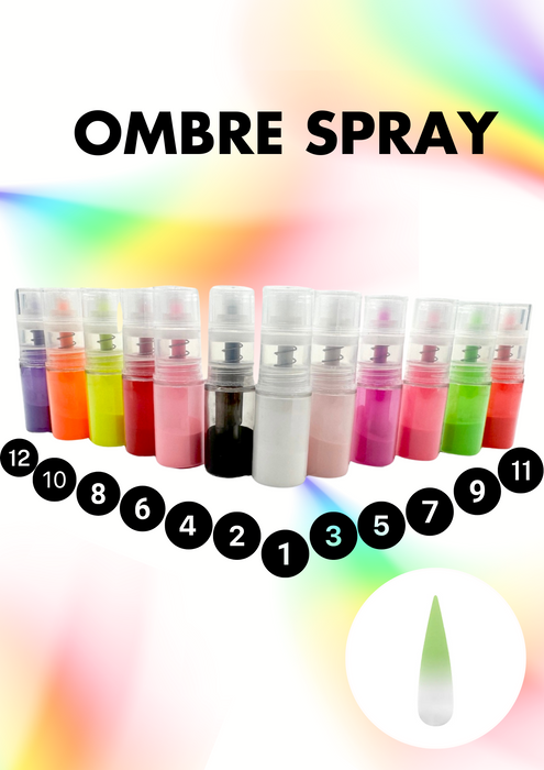 OMBRE SPRAY - XỊT OMBRE 12 COLORS