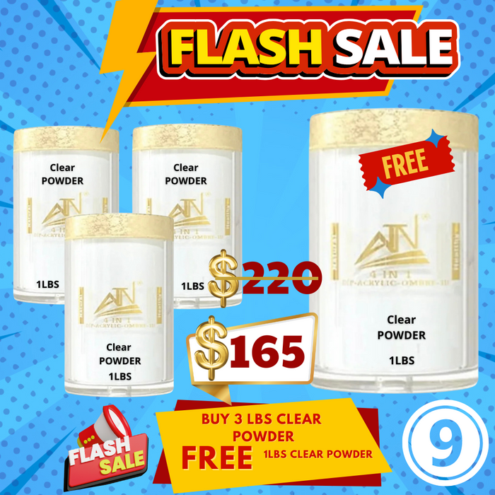 Flash Sale:  Clear Powder Buy 03 Lbs Get 01 Lbs FREE