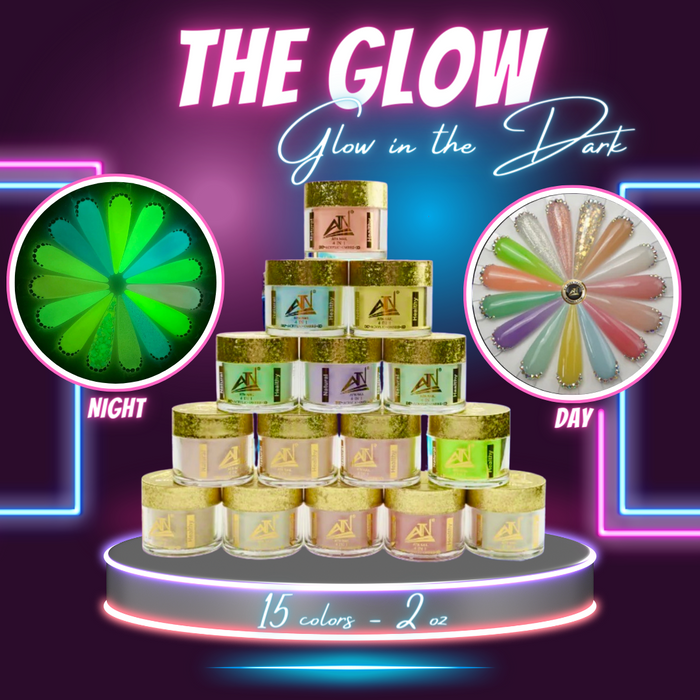 NEW THE GLOW - 15 COLOR GLOW IN THE DARK | 2 oz