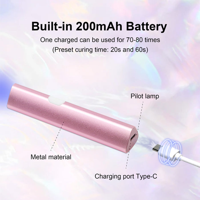 NLY10 - Mini 3W UV LED Nail Lamp – Without LED Screen - With Magnetic