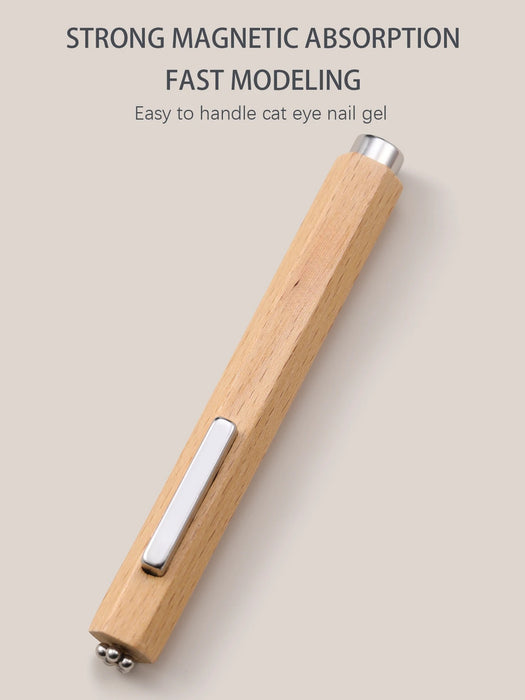 3-in-1 Wooden Magnet for Cat Eye Nails