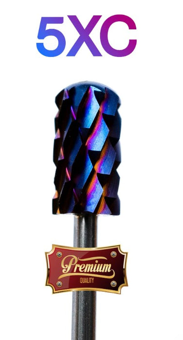 DRILL BIT SET - EXTRA LONG- SAFETY 5IN1 - PURPLE -5PCS