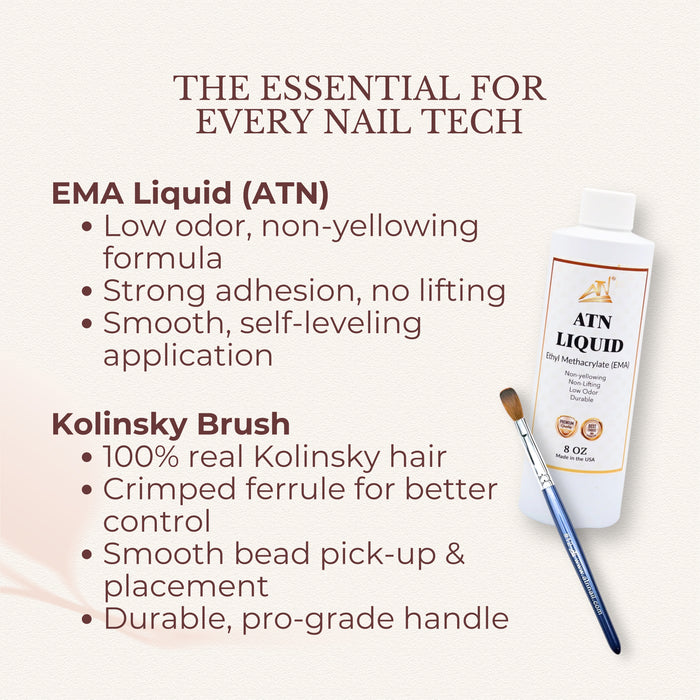 ATN Kit #3 - Acrylic Starter Kit – Perfect for Beginner Nail Techs