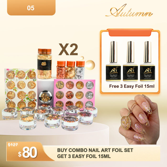 Mid-Autumn Festival – Buy Combo Nail Art Foil Set, Get Free Easy Foil Gels