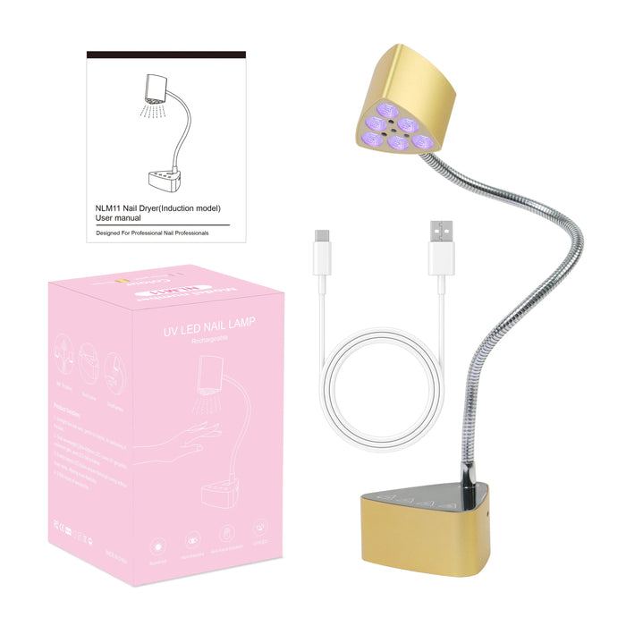 Professional Gel X Desktop Nail Lamp 18W Mini Nail Lamp Rechargeable