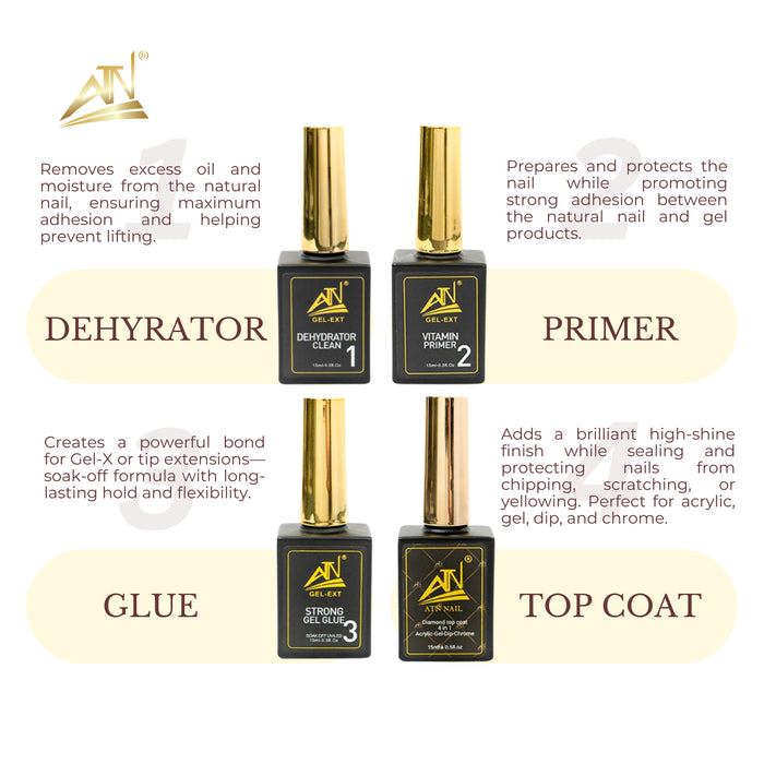 ATN Kit #2 - ATN Gel-X Starter Kit - For Beginner Nail Techs