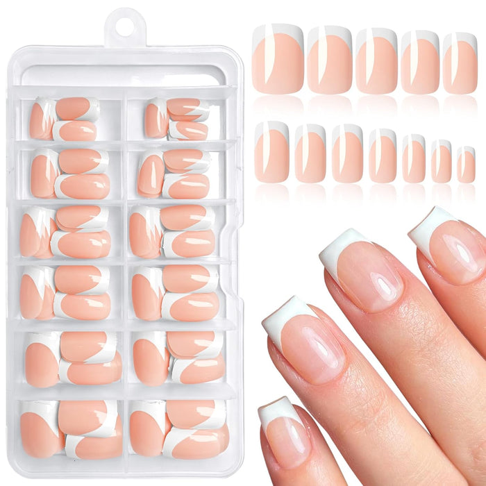 Short Square Nails Tips 120 pcs