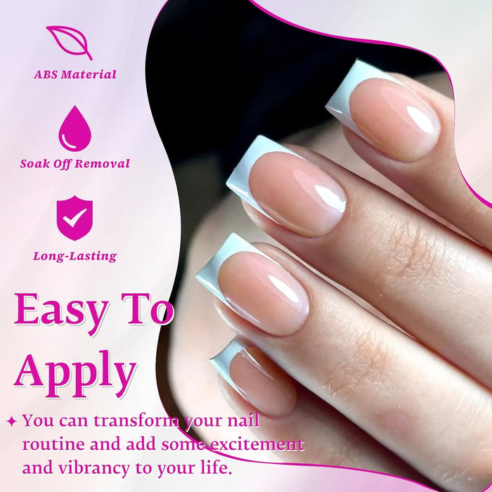 Short Square Nails Tips 120 pcs