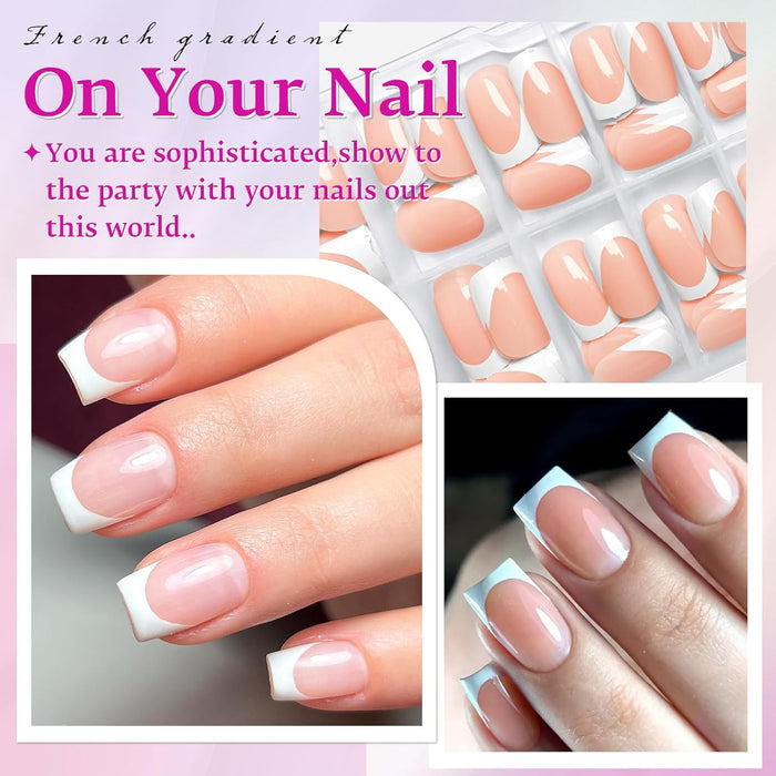 Short Square Nails Tips 120 pcs