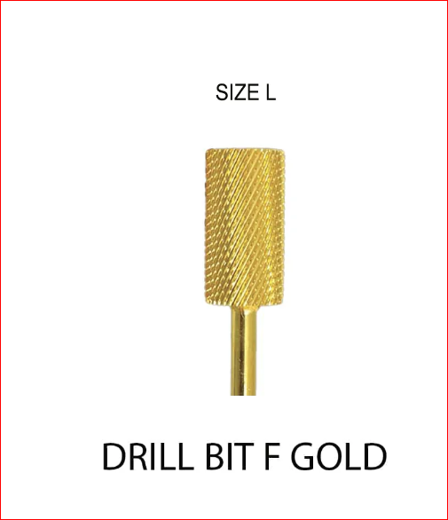 DRILL BITS SET - GOLD- 6pcs