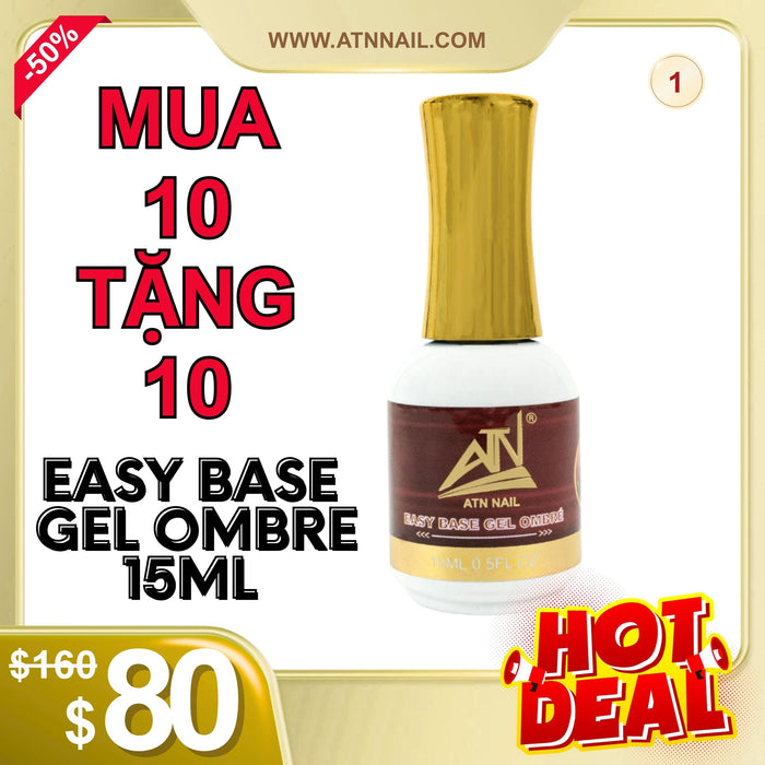 FS0807 - Easy Base Gel Ombre 15ml - Mua 10 Tặng 10