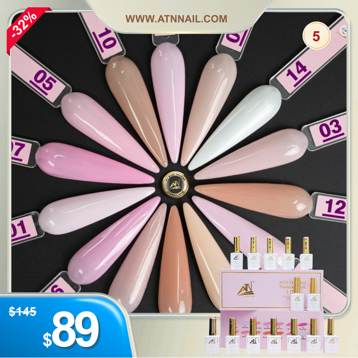 FS0729 - Buy ATN Overlay Natural Pink 3 IN 1 - 14 Colors (5)