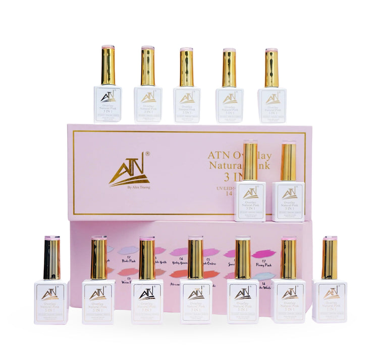 ATN Overlay Natural Pink 3 IN 1 - 14 Colors