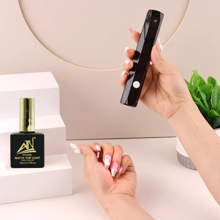 EXTENSION NAIL LAMP - 2-IN-1 HANDHELD MINI FLASH CURE LIGHT - 9W