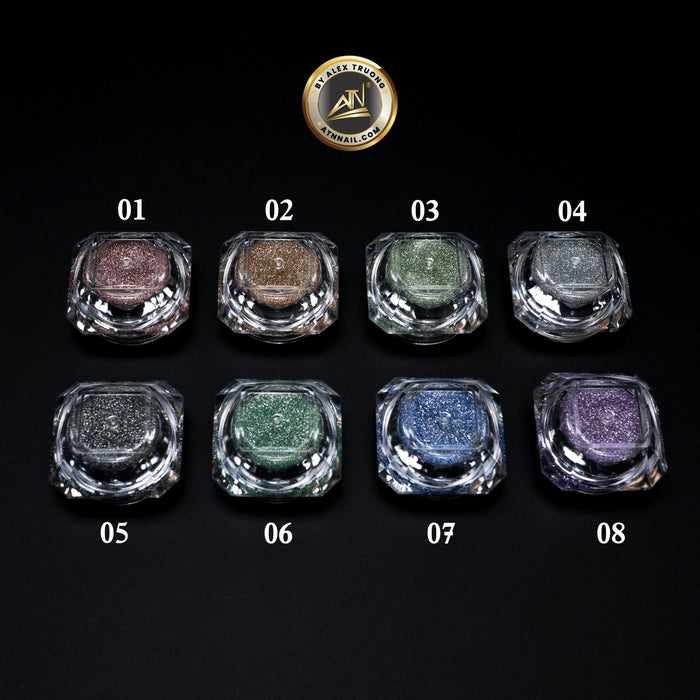 GLITTER - FLASH DIAMOND GLITTER - 8 COLORS