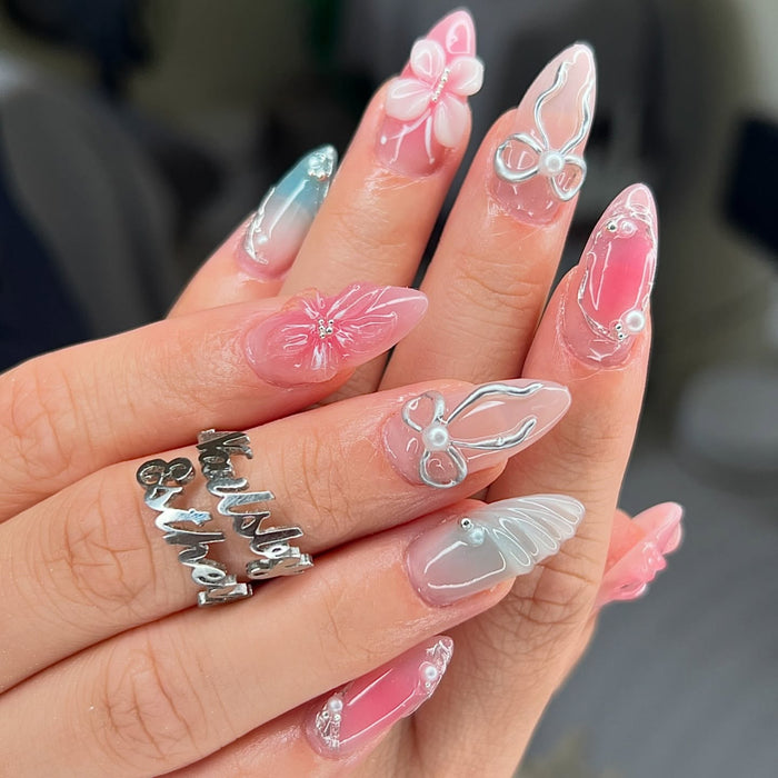 ATN 3-in-1 Gel – Rhinestone Adhesive, Chrome Base & 3D Nail Art Builder | LED/UV Gel for Nail Techs & Artists
