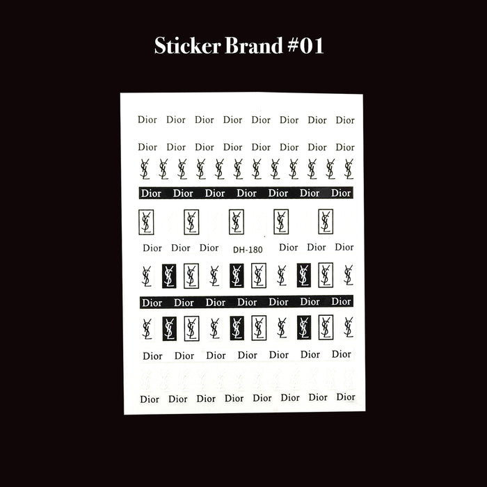 STICKER - BRANDS NAME