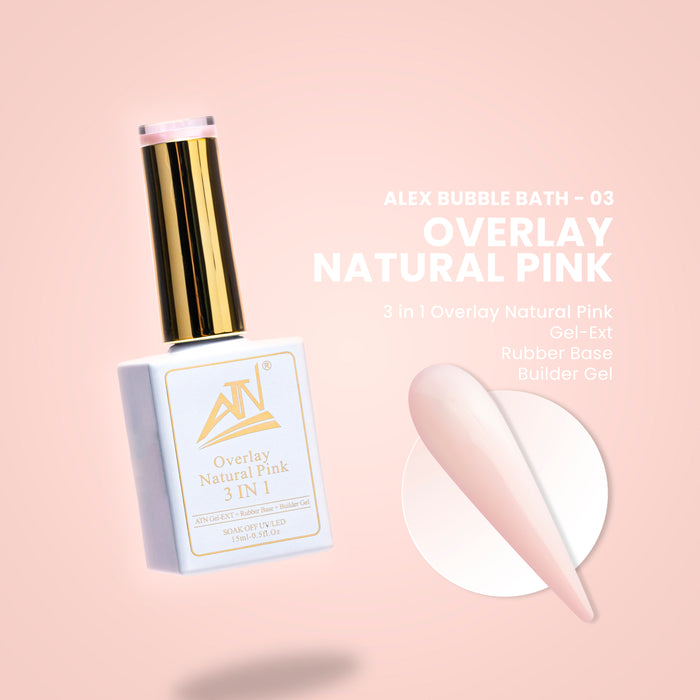 ATN Overlay Natural Pink 3 IN 1 - 14 Colors