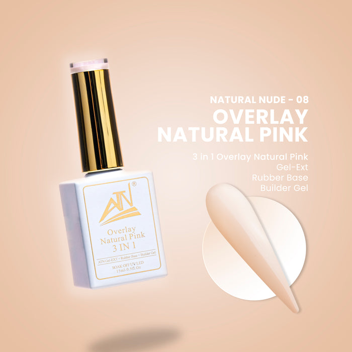 ATN Overlay Natural Pink 3 IN 1 - 14 Colors