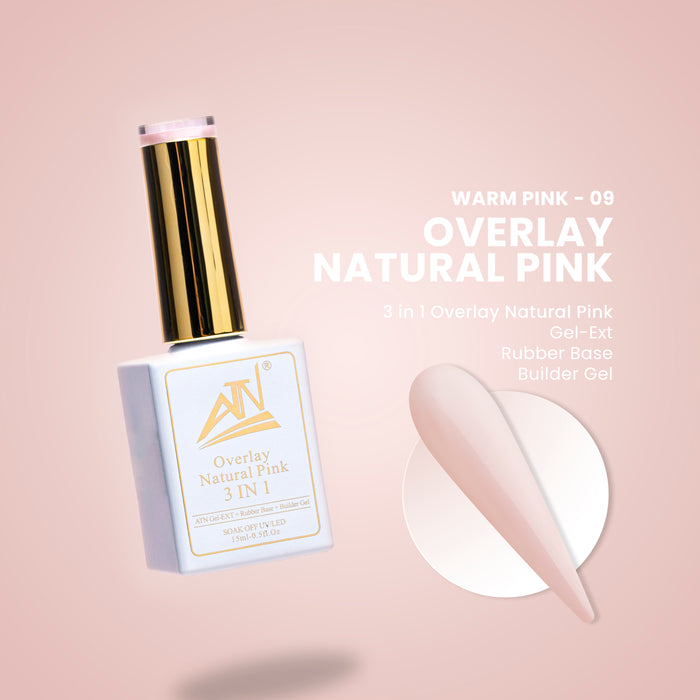 ATN Overlay Natural Pink 3 IN 1 - 14 Colors