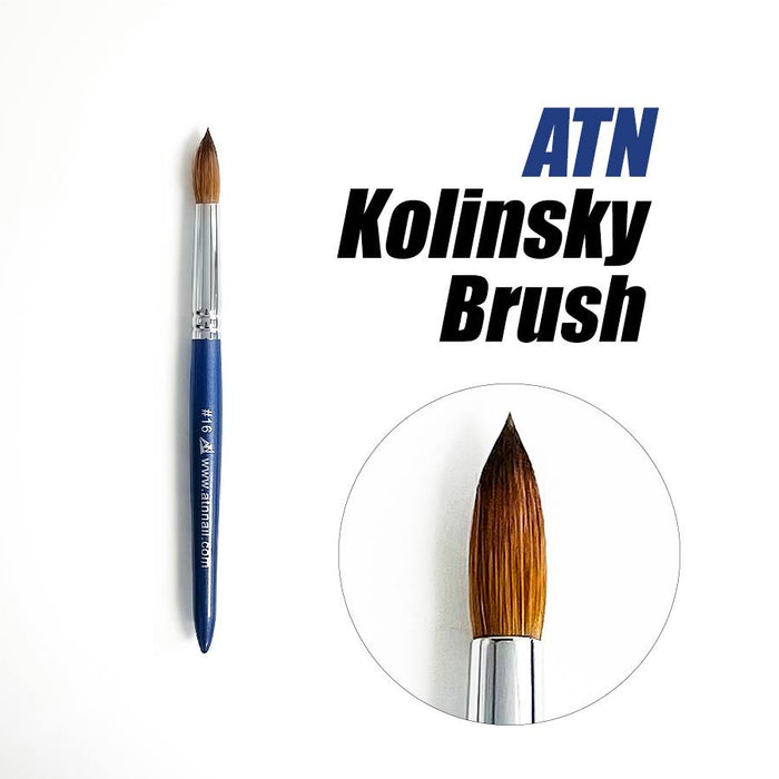 BRUSH - ATN Acrylic Brush 100% Kolinsky | Blue