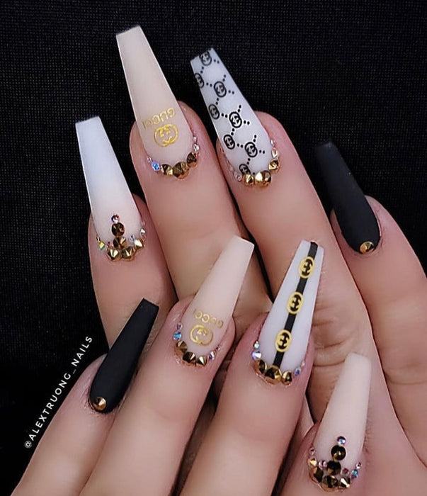 STICKER - LV, Dior, Chanel, YSL, Gucci – Glow In The Dark | SET 6 PCS