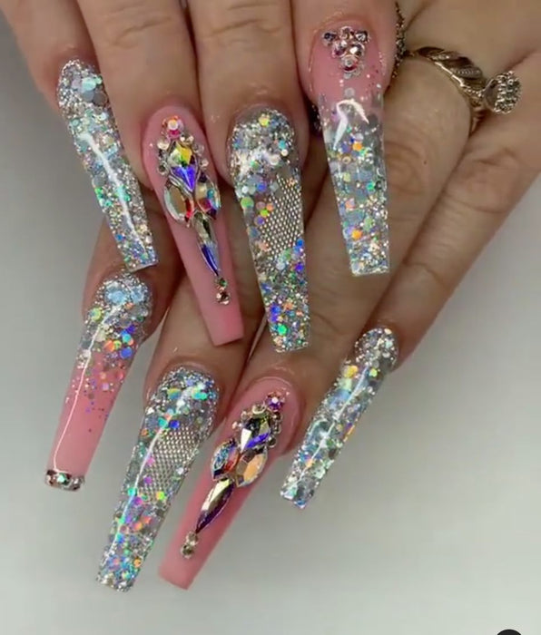 Lace Nails Art Designs - Lưới Design