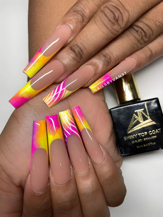 ATN Marble Ink (12 Colors) - Includes 1 Blooming Gel + 1 Matte Top Coat