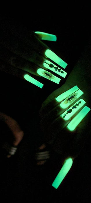 Top Gel Glow in the dark – Green & Blue