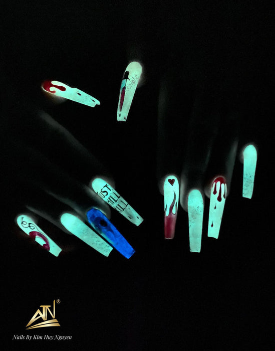 Top Gel Glow in the dark – Green & Blue