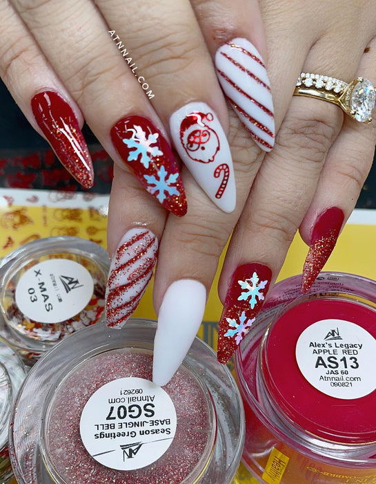 STICKER - CHRISTMAS RED | SET 9 PCS